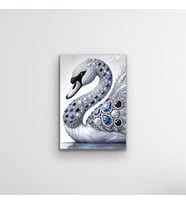 Elmaslı Kuğu Kanvas Tablo 70x100cm