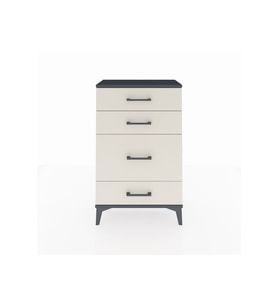 Arges Komodin 4 Çekmeceli 60x30x96 Antrasit-Aytaşı