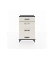 Arges Komodin 4 Çekmeceli 60x30x96 Antrasit-Aytaşı