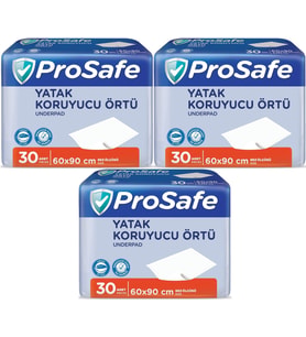 Prosafe Hasta Alt Açma Yatak Koruyucu Örtü 60*90CM 90 Adet (3PK*30)