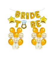 Bride To Be Altın Folyo Balon Set