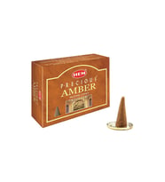 2 Paket Hem Amber Cones Konik Tütsü