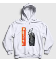 Presmono Unisex Beyaz Sick Boy Film Trainspotting Kapüşonlu Sweatshirt 455953tt