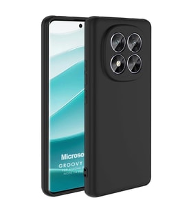 Microsonic Xiaomi Redmi Note 14 Pro 4G Kılıf Groovy Soft Siyah (Siyah)