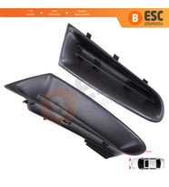Renault Clio MK3 2005-2009 Makyajsız için Ön Sağ Sol Tampon Radyatör Üst Panjur Hava Izgara Paneli