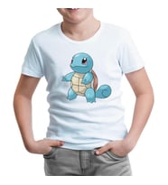 Pokemon - Squirtle Beyaz Çocuk Tshirt