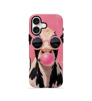 iPhone 17 Vorian Çift Katmanlı Kılıf Bubblegum Cow