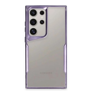 Samsung Galaxy S24 Ultra Kılıf Boyi Silikon Kapak - Derin Mor
