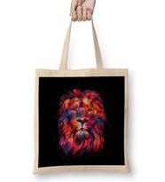 Abstract King Lion Bez Çanta Uzun Saplı