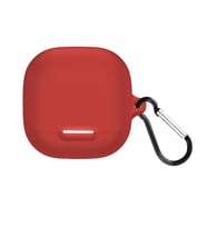 Microsonic Anker Soundcore Liberty 4 NC Kılıf Askılı Mat Silikon Kırmızı (Kırmızı)