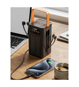 Güneş Enerjili Taşınabilir Powerbank Yüksek Kapasiteli Hızlı Şarj Özellikli