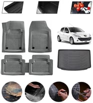 Peugeot 206 Uyumlu Paspas Araca Özel Bagaj Havuzu MBS Gri