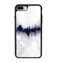 iPhone 8 Plus Beyaz Batman Tasarımlı Glossy Telefon Kılıfı