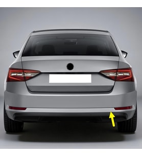 Skoda Superb Sedan 2016-2019 Arka Tampon Çeki Demiri Kapağı 3V5807441