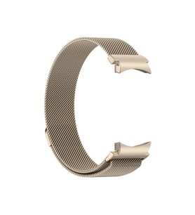 Samsung Galaxy Watch 6 Classic 43mm Uyumlu Kordon Hasır Metal Mıknatıslı Örgü Zore KRD-01 Kayış