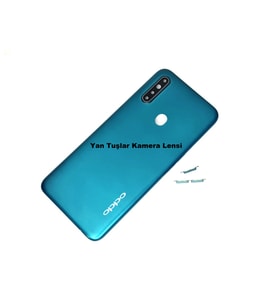 Tkgz Oppo A31 Kasa Arka Pil Batarya Kapağı MAVİ