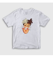 Presmono Unisex Çocuk Beyaz Melting XXXTentacion T-Shirt 48110tt (Beyaz)