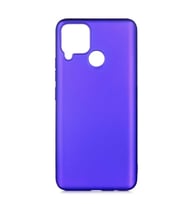 Realme C25 Kılıf Zore Premier Silikon Kılıf (Saks)