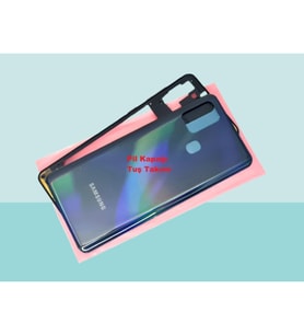Samsung Galaxy A21S Uyumlu FULL KASA Arka Kapak Batarya Kapağı - SİYAH
