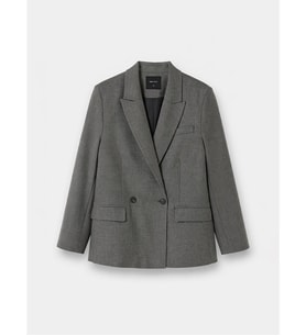 LCW Vision Antrasit Kruvaze Yaka Kadın Blazer Ceket