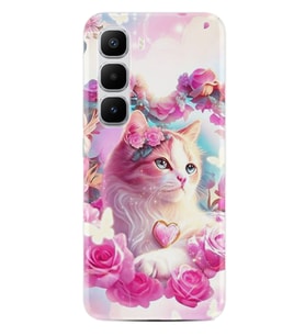 Infinix Hot 60 Kılıf Boutique Baskılı Resimli Güzel Kedi Pcode -037