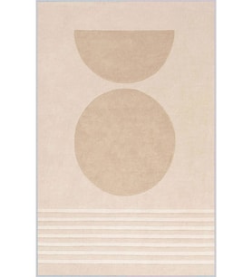 Eliana Home Baskılı, Yıkanabilir Kaymaz Taban Salon Halısı LNA1155 100x150 cm (Bej)
