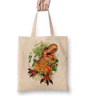 Tiranossaurus Rex T Rex Dinazor Bez Çanta Uzun Saplı