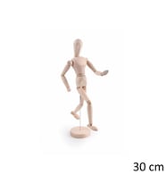 Ahşap Model Mankeni İnsan Figürü 30 cm. 