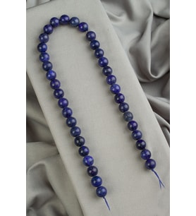 Lapis Lazuli Doğal Taş Parlak Küre Kesim 10mm Dizi