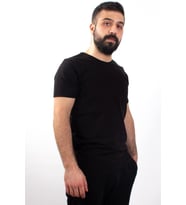 TWİSTER JEANS 1828 SİYAH BİSİKLET YAKA ERKEK T-SHİRT