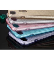 Apple iPhone 8 Plus Uyumlu Kılıf Zore Shining Silikon (Mavi)