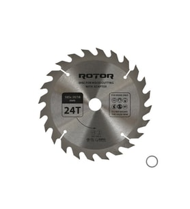Daire Testere Bıçağı ROTOR 185*20/16 adaptörlü 24T Ahşap kesme diski