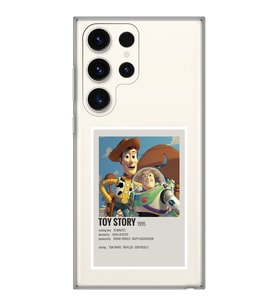 Samsung Galaxy S24 ULTRA Uyumlu Toy Story Minimalist Poster Desenli Şeffaf Telefon Kılıfı