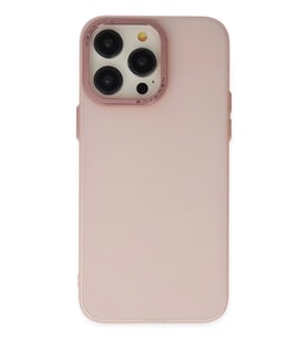 Newface Apple iPhone 13 Pro Max Kılıf Modos Metal Kapak - Pembe