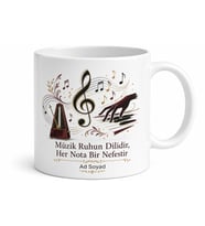Müzik Aleti Pratiği Parmak Egzersizi Nota Okuma Tempo Kupa Bardak Hediye