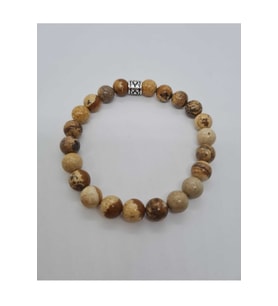 8 MM ODUN JASPER DOĞALTAŞ BİLEKLİK