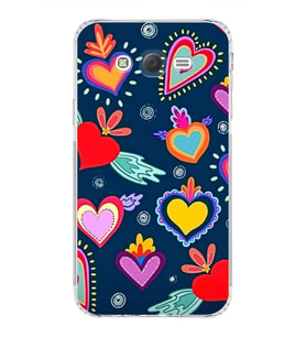 PrintiFy Samsung Galaxy J7 ile Uyumlu Retro Color 3  Kamera Korumalı Şeffaf  Kılıf