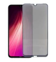 Xiaomi Redmi Note 8 3D Full Privacy Gizlilik Tempered Cam Ekran Koruyucu-(5775) — Renk: Siyah