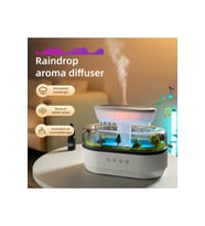 Mini LED Işıklı Buhar Makinesi Aromalı Hava Nemlendirici ve Müzik Keyfi