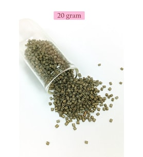 Kesme Cam Boncuk 2mm - 20 Gram - Mat Asker Yeşili -BNC317