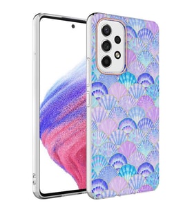 Galaxy A33 5G Kılıf Zore Bella Fosforlu Şık Tasarım Kılıf (Lila)