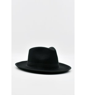 Vintage Erkek Fedora Fötr Şapka Panama İngiliz Trilby Kasket Siyah