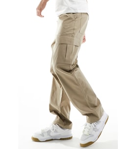 Nike Club Chino Woven Trousers Canvas Cargo Pant Dokuma Canvas Kargo Cepli Pantalon Bej