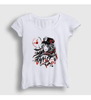 Presmono Kadın Beyaz Hu Tao Oyun Genshin Impact T-Shirt 359683tt
