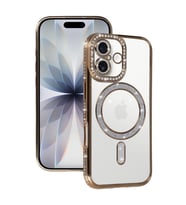 Iphone 17 Joke Simli Magneticsafe Kılıf - Gold
