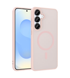 Lexroo Galaxy S26 FE Kılıf M-safe Şarj Özellikli Babet Kılıf - Pembe