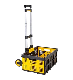 Stanley FT509 70Kg Katlanır Alüminyum El Arabası + FT505 25Kg Katlanır Çok Amaçlı Taşıma Sepeti