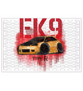 Honda Civic EK9 Type R Puzzle 240 Parça Yapboz