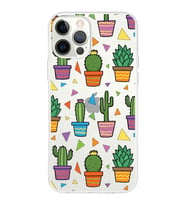PrintiFy Apple  iPhone 12 Pro ile Uyumlu 1mm Slim Fit Water Color 4 Baskılı Şeffaf  Kılıf