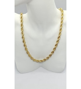 Golden Rope Kolye